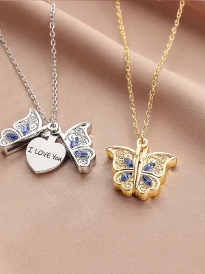 Wings of Elegance Butterfly Necklace