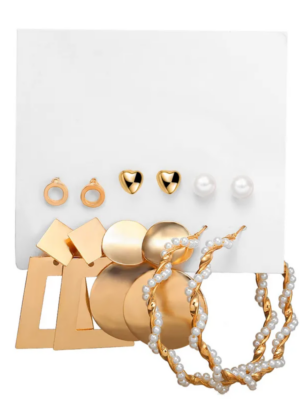 Effortless Elegance Vintage Inspired Geometric Earrings Set