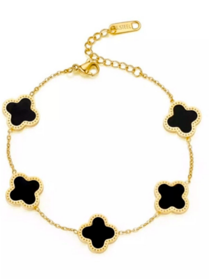 Luxury Clover Bracelet 18K Gold Plated Elegant